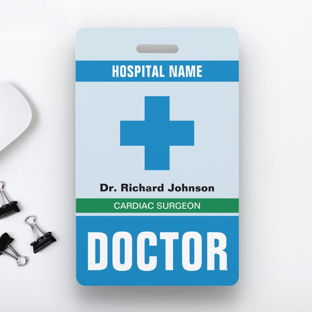 Customised Name Doctor ID Card ID Badge (Creator Uploaded)
