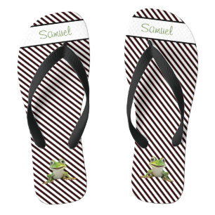 Customised Name Frog Jandals
