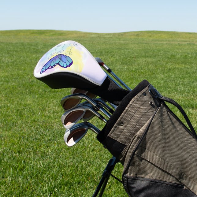 customised name modern women  golf head cover (In Situ)