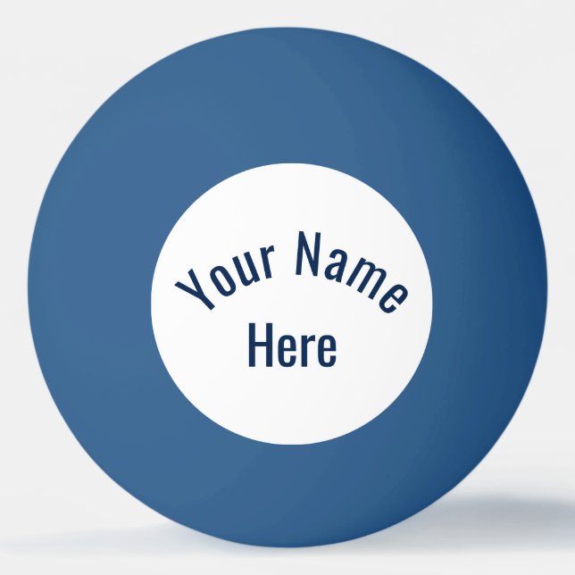 Customised Name Ping Pong Ball (Front)