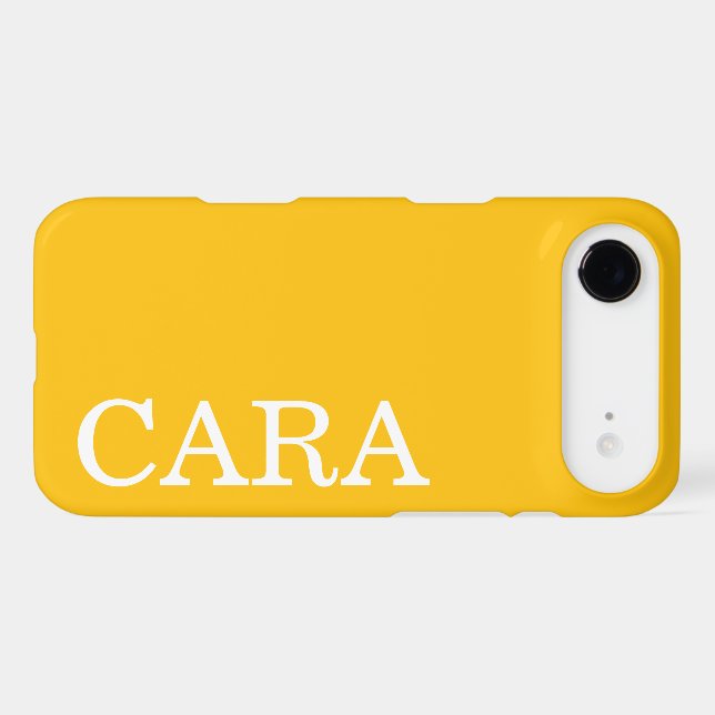 Customised Name Stylish Minimal Monogram Modern (Back Horizontal)