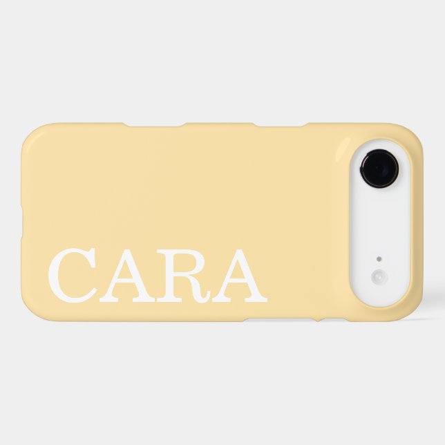 Customised Name Stylish Minimal Monogram Modern (Back Horizontal)
