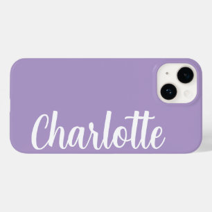 Customised Name Stylish Modern Minimal Monogram Case-Mate iPhone 14 Case
