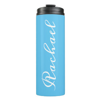 Customised name travel thermal tumbler