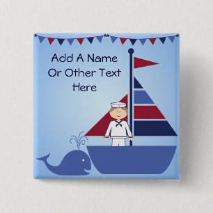 Customised Nautical Button