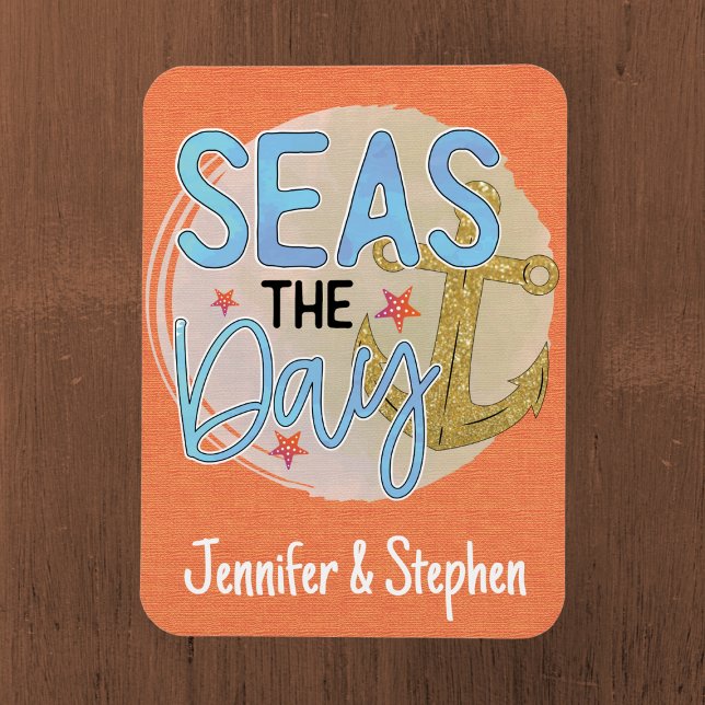 Customised Orange Seas the Day Cruise Door Magnet (Creator Uploaded)