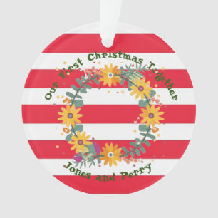 Customised Our First Christmas Together Ornament