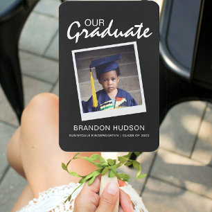 Customised Our Graduate Photo Graduation Hand Fan