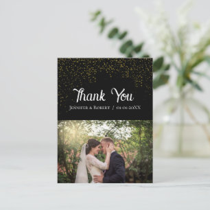 Customised Own Photo Wedding Thank you Postcard