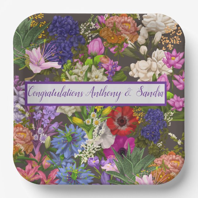 Customised  paper plate (Front)
