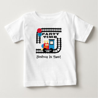 Customised Party Time Train T-shirt