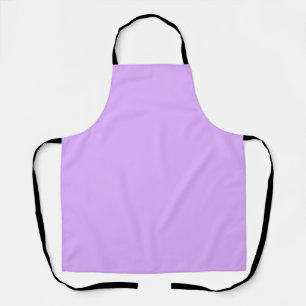 Customised Pastel Mauve Solid Colour Minimalist Apron