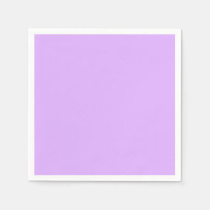 Customised Pastel Mauve Solid Colour Minimalist Napkin