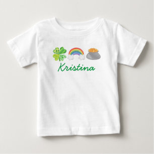 Customised Patrick's day Baby T-Shirt