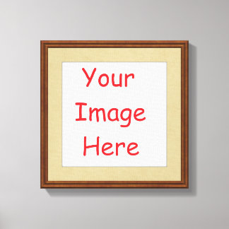 Customised personalised framed add your picture to canvas print