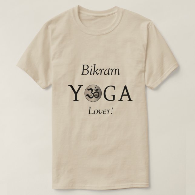 Customised Personalised Om yogi yoga workout shirt (Design Front)