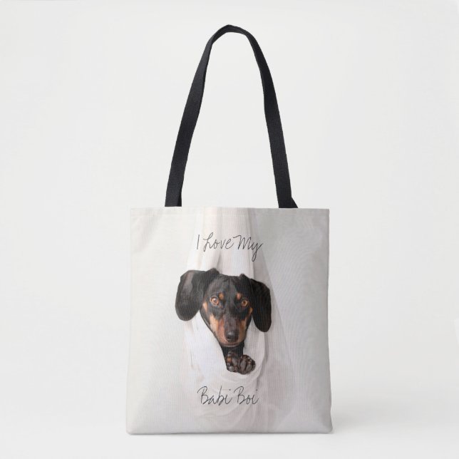 Customised Pet Dog Cat Tote Bag (Front)