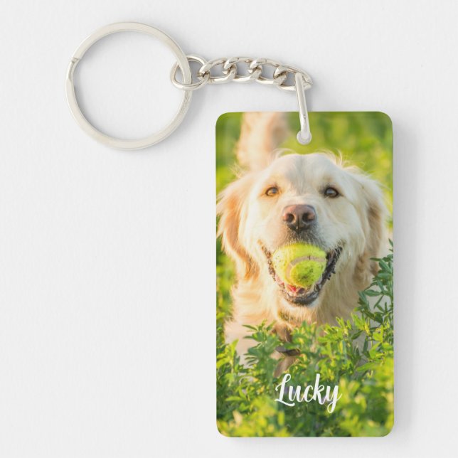 Customised Pet Memorial Keychain  (Front)
