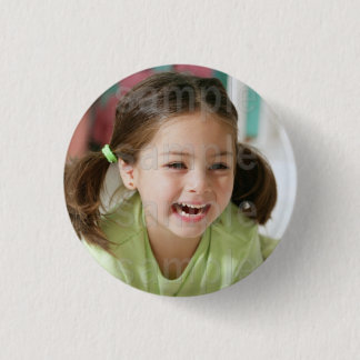 Customised Photo Birthday Button