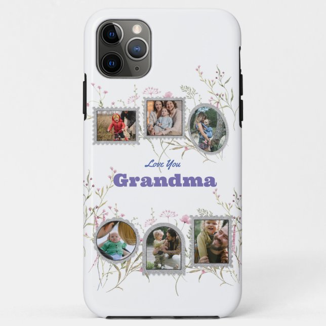 Customised Photo Collage and Memorable Quote Case-Mate iPhone Case (Back)