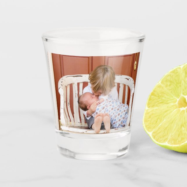 Customised Photo Personalised  Shot Glass (Front)