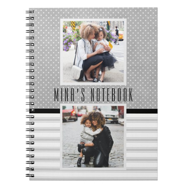 Customised Photo Template Journal/ Spiral Notebook (Front)