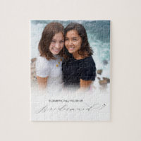 Customised Photo Will You Be My Bridesmaid