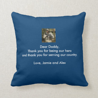 Customised Pillow with Message and Photo