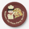 Customised Pizza Party Happy Birthday Paper Plates