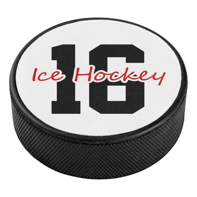 Customised Player Number Ice Hockey Hockey Puck (3/4)