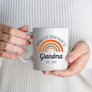 Customised Promoted from Mum to Grammy Est 2023 Mug