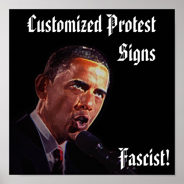 Customised Protest Signs (Front)