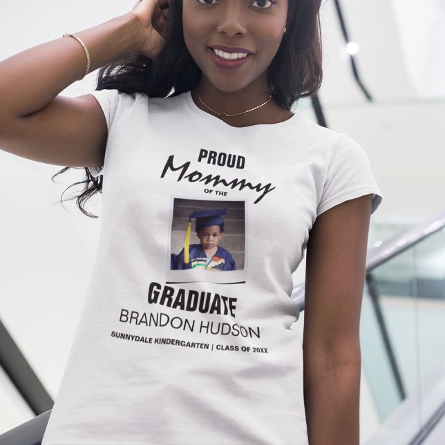 Customised Proud Mummy Of The Graduate | Photo T-Shirt (Creator Uploaded)