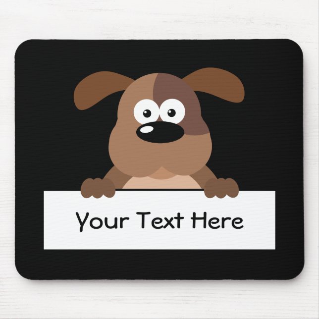Customised Pup Sign Mouse Pad (Front)