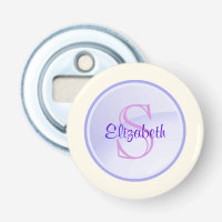 Customised Purple Monogram