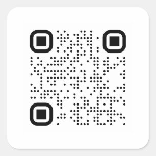 Customised QR Code Stickers