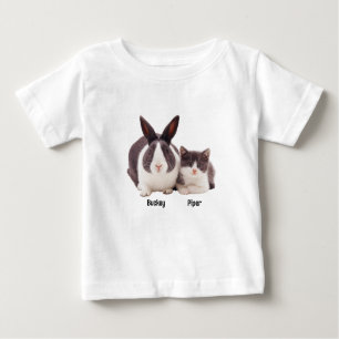 Customised Rabbit and Cat Shirt