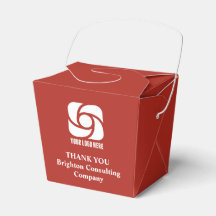 Customised Red Company Logo Business Fortune
