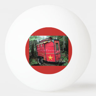 Customised Red Gypsy tiny caravan Thunder_Cove Ping Pong Ball