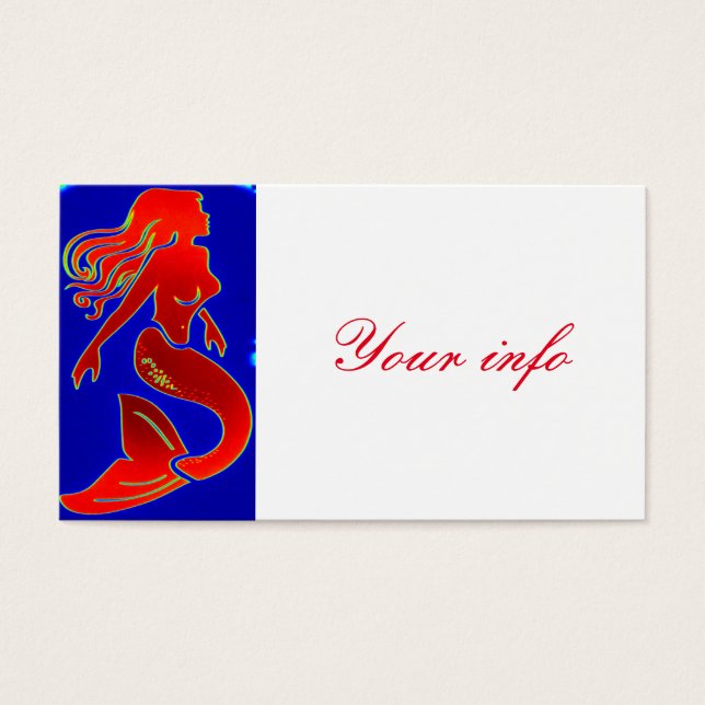 customised red mermaid (Front)