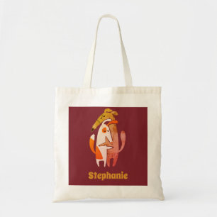 Customised Retro Podenco Dog and Galgo  Tote Bag