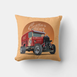 Customised retro race car concept cushion