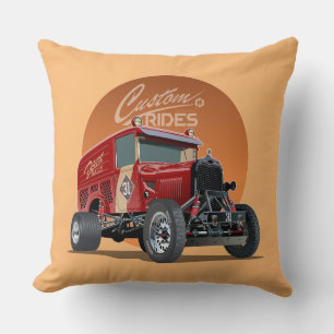 Customised retro race car concept cushion