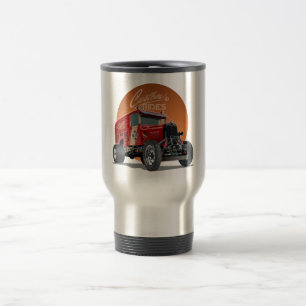 Customised retro race car concept travel mug