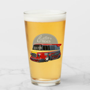 Customised retro race van concept glass