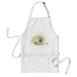 Customised Retro teardrop camper Standard Apron