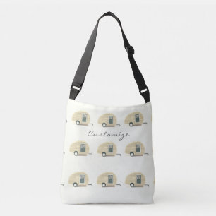 Customised Retro Vintage camper Crossbody Bag