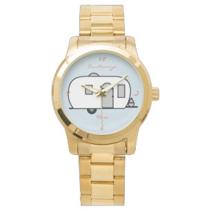 Customised Rounded Gypsy tiny caravan Watch