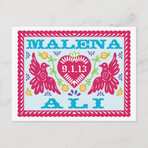 Customised Save the Date postcard