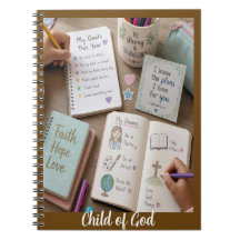 Customised School Notebook with Bible Messages